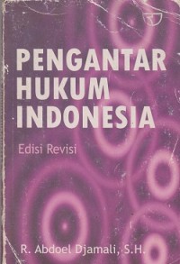 Pengantar hukum Indonesia