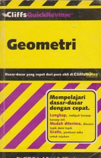 Cliffsquickreview geometri : dasar-dasar yang cepat dari para ahli di cliffsnotes