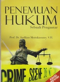 Penemuan hukum sebuah pengantar