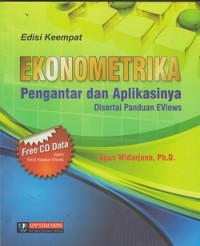 Ekonometrika : pengantar dan aplikasinya disertai panduan eview