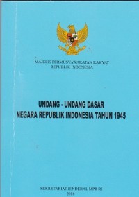 Undang-undang dasar negara republik Indonesia tahun 1945