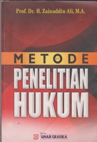 Metode penelitian hukum