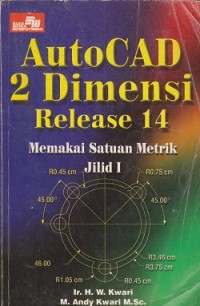 Autocad 2 dimensi release 14 : memakai satuan metrik