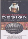 Microprocessor design : a practical guide ffrom design planning to manufacturing