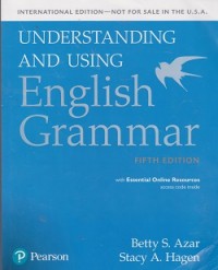 Understanding and using english grammar