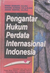 Pengantar hukum perdata internasional indonesia