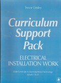 Curriculum support pack : elelctrical installation work