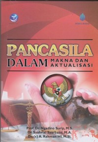 Pancasila dalam makna aktualisasi