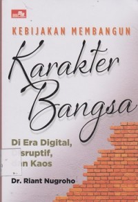 Kebijakan membangun karakter bangsa : di era digital, disruptif, dan kaos
**APBD