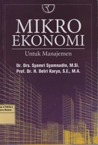 Mikro ekonomi untuk manajemen