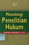 Metodologi penelitian hukum