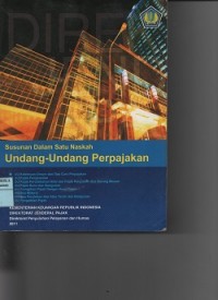 Susunan dalam satu naskah 10 (sepuluh) Undang-Undang perpajakan