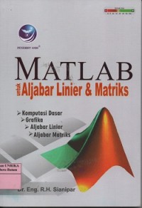 Matlab untuk aljabar linier & matriks