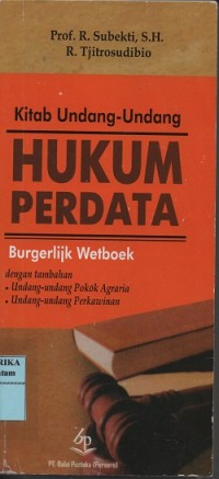 Kitab Undang-Undang hukum perdata