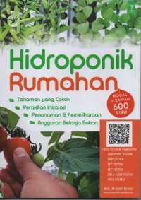 Hidroponik rumahan : modal di bawah 600 ribu