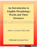 An Introduction to English Morphology words and Their structure