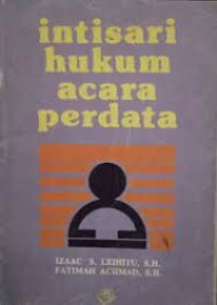 Intisari Hukum Acara Perdata