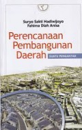 Perencanaan Pembangunan Daerah: Suatu Pengantar