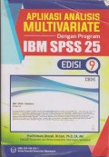 Aplikasi analisis multivariate dengan program IBM spss 25