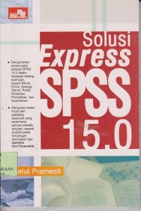 Image of Solusi Express SPSS 15.0
