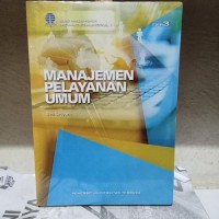 Image of Menajemen pelayanan Umum