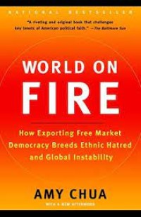 Image of World On Fire How Exporting Free Market Democracy Breeds Ethnic Hatred And Global Instability
