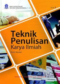 Image of Teknik Penulisan Karya Ilmiah