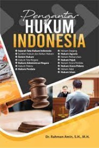 Image of Pengantar Hukum Indonesia