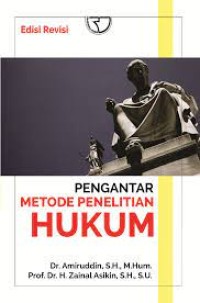 Image of Pengantar Metode Penelitian Hukum