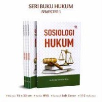 Image of Sosiologi Hukum