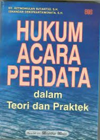Image of Hukum acara perdata dalam teori dan praktek