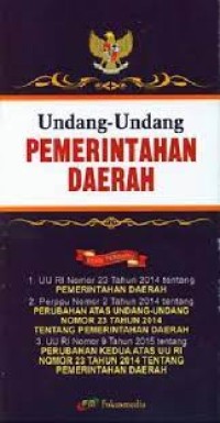 Image of Undang-Undang Pemerintahan Daerah