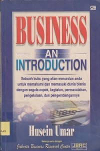 Image of Business an introduction