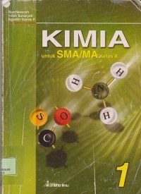 Image of Kimia untuk SMA/MA kelas X : 1