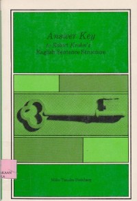 Image of Answer key to robert Krohn's English sentence structure