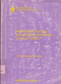 Image of Materi pokok pendidikan bahasa dan sastra Indonesia di kelas tinggi