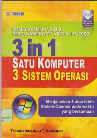 Image of 3 in 1 satu komputer 3 sistem operasi (windows xp, windows vista, windows server 2008)