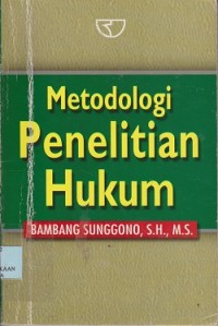 Image of Metodologi penelitian hukum