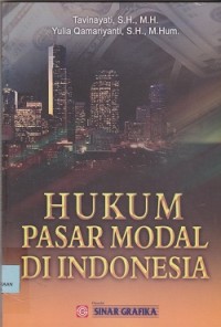 Image of Hukum pasar modal di indonesia