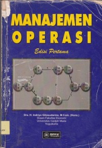 Image of Manajemen operasi,ed pertama
