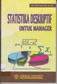 Image of Statistika deskriptif untuk manager