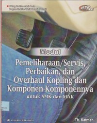 Image of Modul pemeliharaan / servis perbaikan dan overhaul kopling dan komponen-komponennya