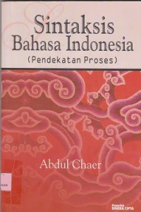 Image of Sintaksis bahasa Indonesia : pendekatam proses