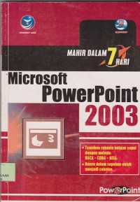 Image of Mahir dalam 7 hari microsoft powerpoint 2003
