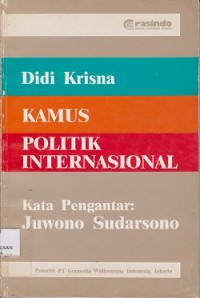Image of Kamus politik internasional
