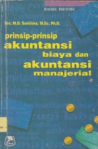 Image of Prinsip-prinsip akuntansi biaya dan akuntansi manajerial