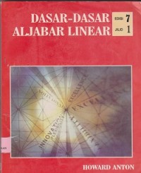 Image of Dasar-dasar aljabar linear