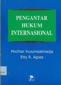Image of Pengantar hukum internasional