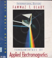 Image of Fundamentals of applied electromagnetics 2001 media edition