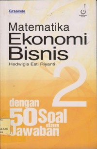 Image of Matematika ekonomi dan bisnis 2